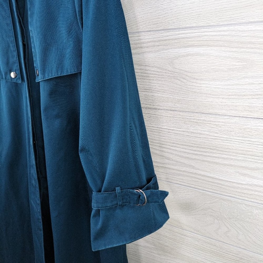 Vintage J.G. Hook Full Length Trench Coat Size 4P - Picture 8 of 16